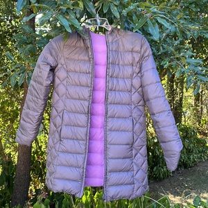 Garnet Hill Kids reversible puffer coat